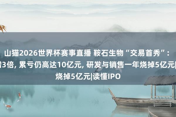 山猫2026世界杯赛事直播 鞍石生物“交易首秀”: 营收暴增3倍, 累亏仍高达10亿元, 研发与销售一年烧掉5亿元|读懂IPO