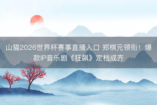 山猫2026世界杯赛事直播入口 郑棋元领衔！爆款IP音乐剧《狂飙》定档成齐